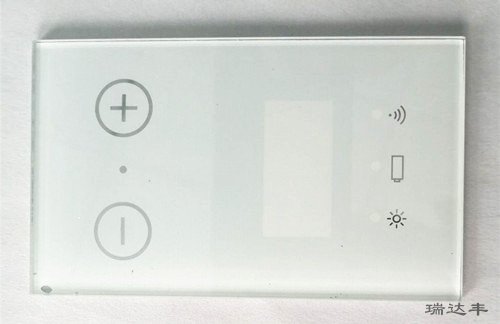 白色款智能安防wifi顯示亞克力鏡片